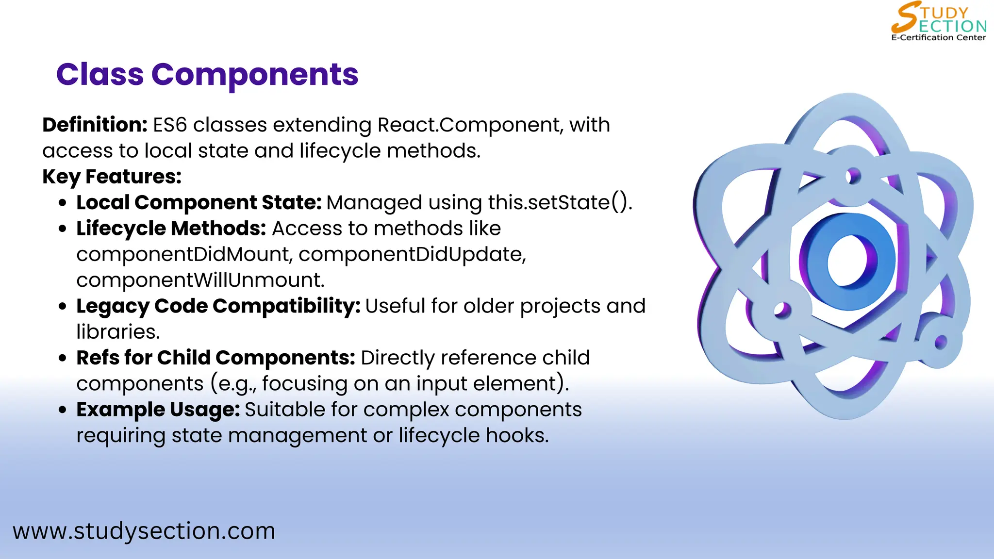 Choosing between functional and class components in react what you