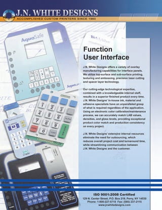 Function user interface