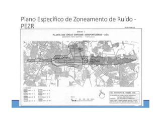 Plano Específico de Zoneamento de Ruído ‐
PEZR
 