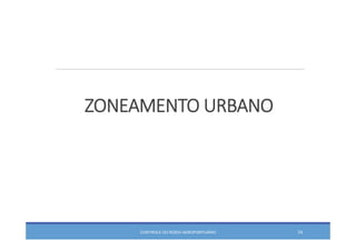 ZONEAMENTO URBANO
CONTROLE DO RUÍDO AEROPORTUÁRIO 74
 