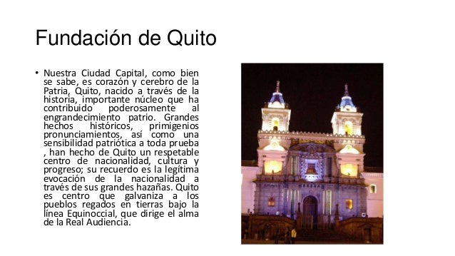 Fundación de quito