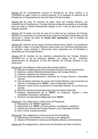 (ORQVHMR'LUHFWLYR
$UWtFXORƒ/D$VDPEOHD*HQHUDOHVHOyUJDQRPi[LPRVXSUHPRVREHUDQRGHOD
³6K´VHUiLQWHJUDGDSRUWRGRVORVDVRFLDGRVKiELOHVHIHFWLYRVIXQGDGRUHV 