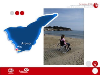 The Tourism for All in Arona emerged in 1960,
when Swedish limited mobility tourists with
rheumatic illnesses chose Arona ...