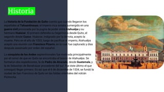 Fundacion de quito | PPTX