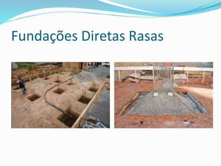 Fundações Diretas Rasas
 