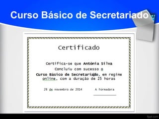 Curso Básico de Secretariado
 