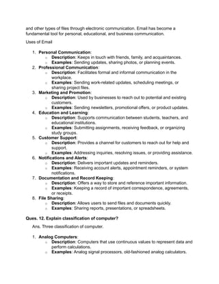 Fundamentals of Computer Science Basics. | DOCX