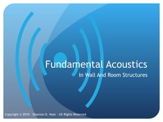 Simple Acoustics FUNDAMENTAL-ACOUSTICS.ppt acoustics and audiology | PPT