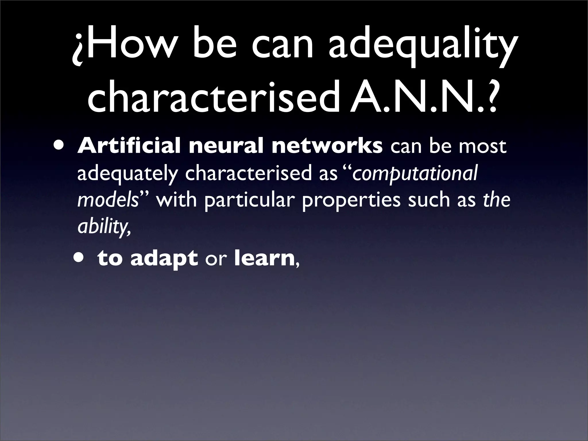 Fundamental, An Introduction to Neural Networks