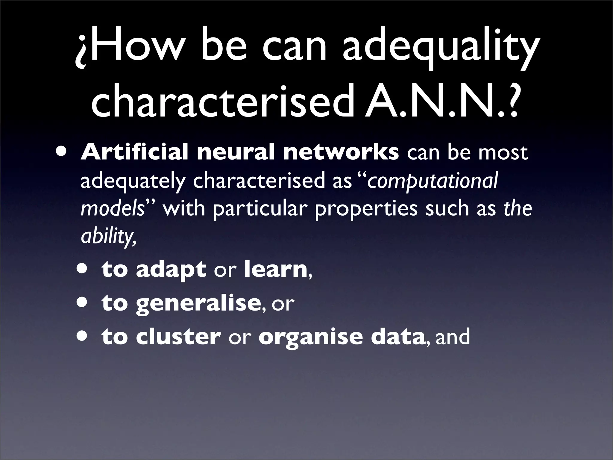 Fundamental, An Introduction to Neural Networks