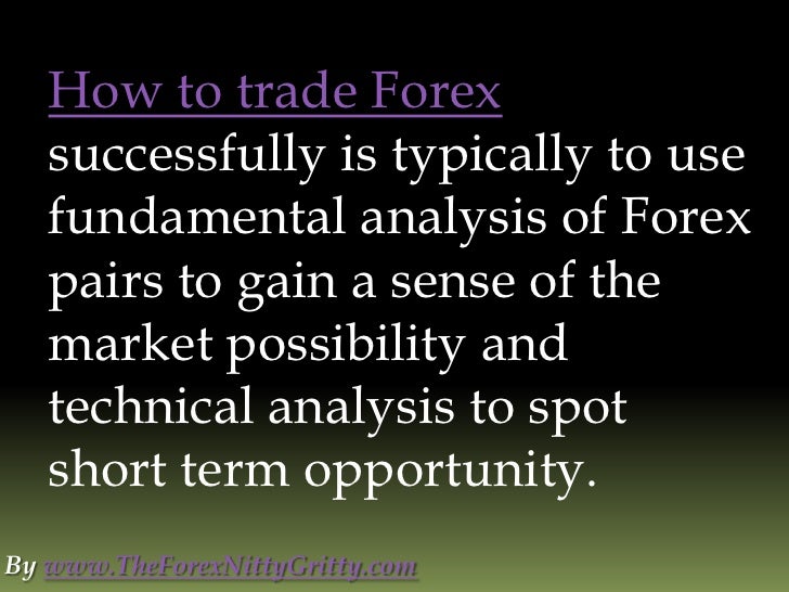 Fundamental analysis of forex