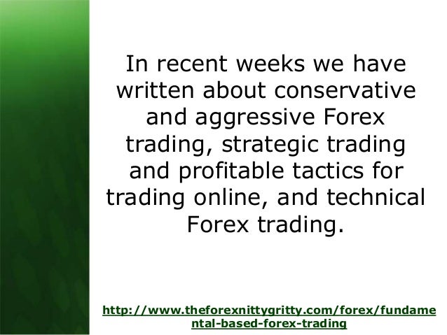 Fundamental forex trading