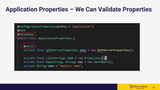 1515 15
Application Properties – We Can Validate Properties
 