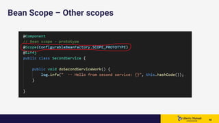 4646 46
Bean Scope – Other scopes
 