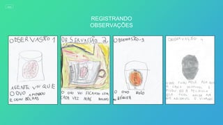 REGISTRANDO
OBSERVAÇÕES
MENU
 