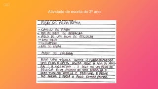 Atividade de escrita do 2º ano
MENU
 