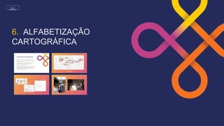 MENU
PRINCIPAL
6. ALFABETIZAÇÃO
CARTOGRÁFICA
 