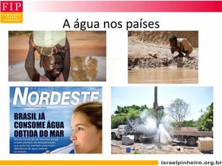 A água nos países
 
