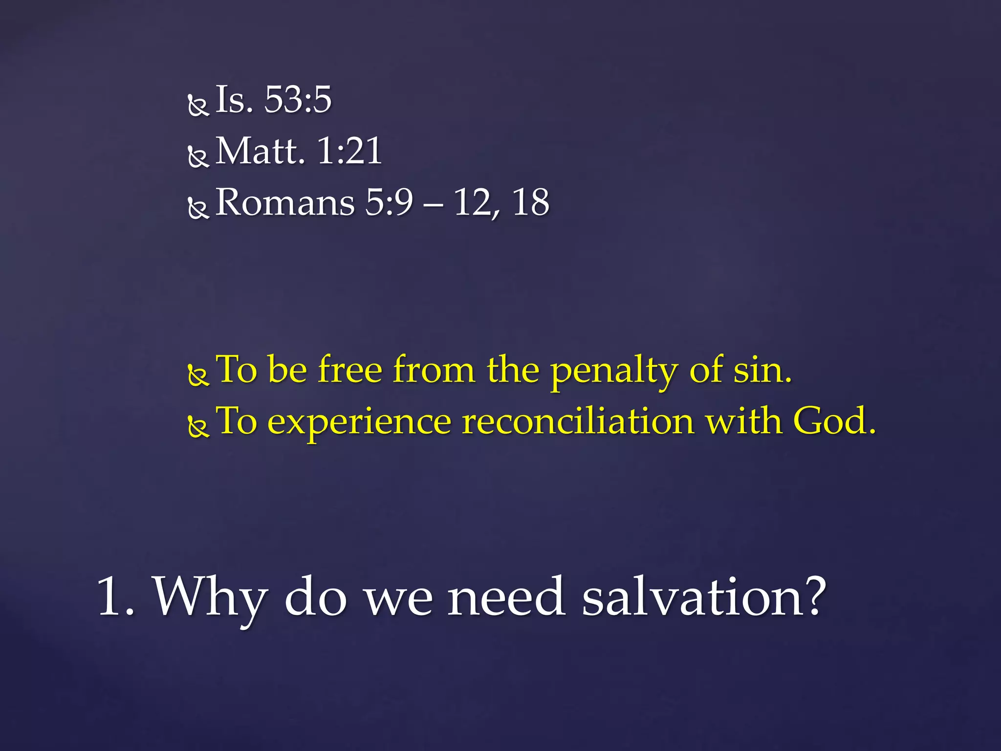 SDA Fundamental Belief #10 - The Experience of Salvation | PPTX