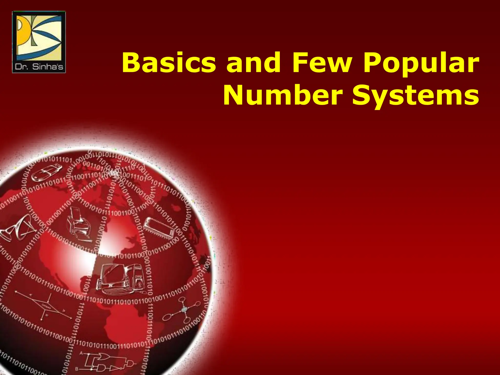 Computer Fundamentals : Pradeep K. Sinha & Priti Sinha
Chapter 03: Number Systems Slide 5/43
Basics and Few Popular
Number Systems
 