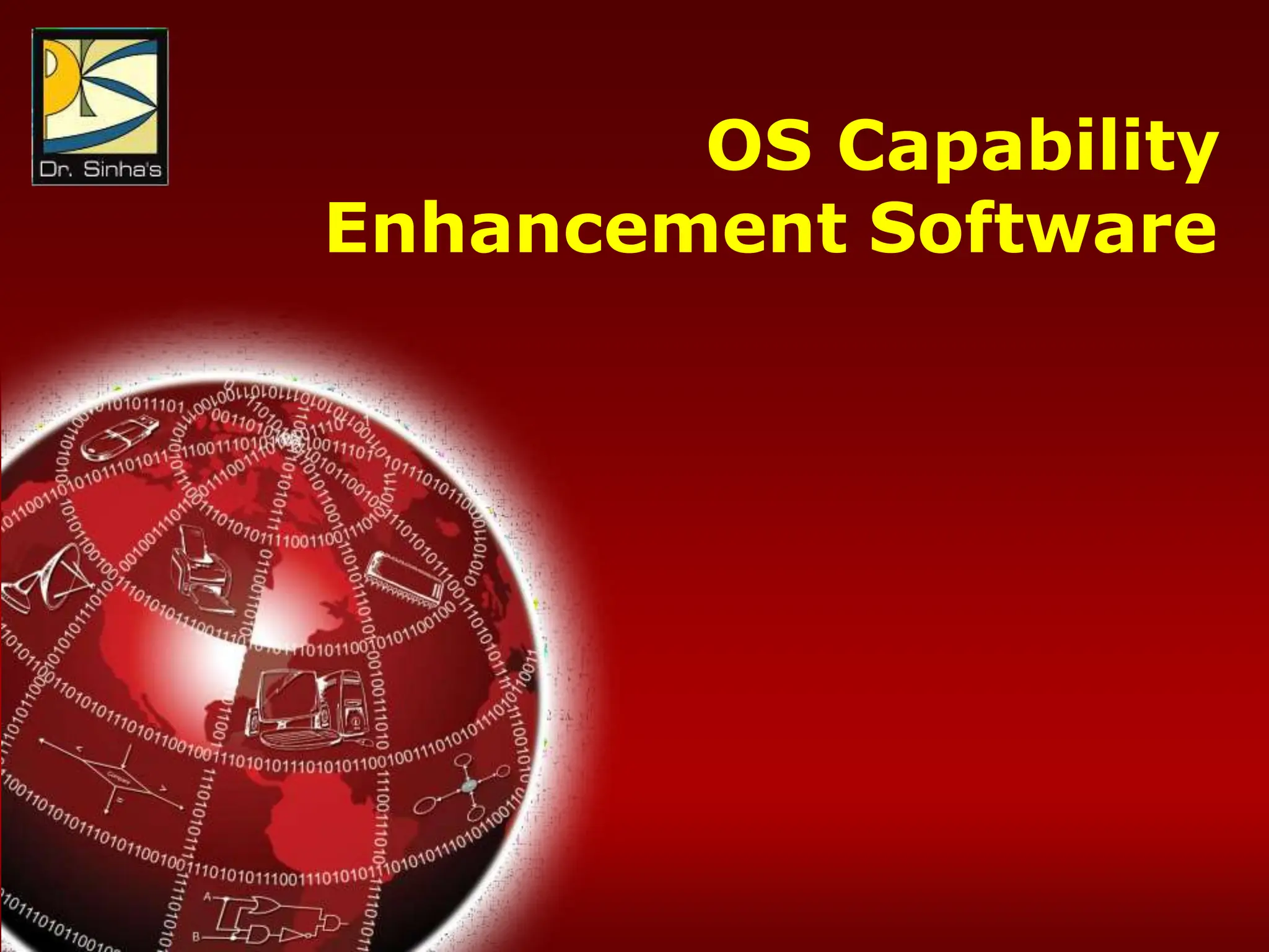 Computer Fundamentals : Pradeep K. Sinha & Priti Sinha
Chapter 14: Operating Systems Slide 64/81
OS Capability
Enhancement Software
 