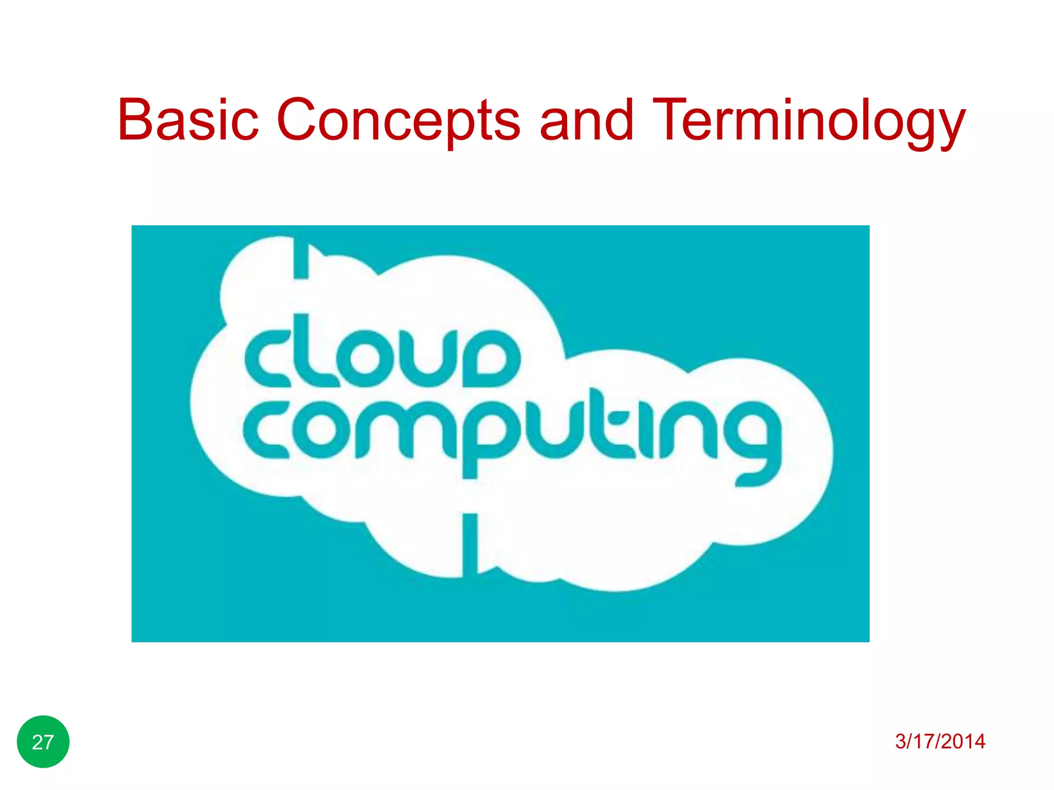 Basic Concepts and Terminology
3/17/201427
 