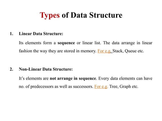 Fundamental data structure | PPT