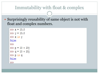Python-04| Fundamental data types vs immutability | PPT