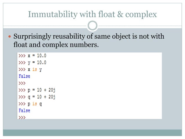 Python-04| Fundamental data types vs immutability | PPT