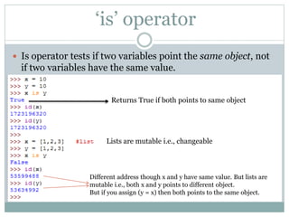 Python-04| Fundamental data types vs immutability | PPT