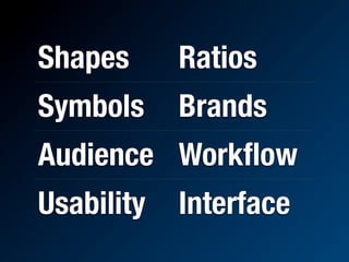 Fundamental Design Principles