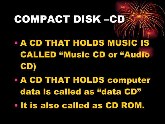 Fundamental elements of computer | PPT