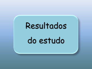 Resultadosdo estudo