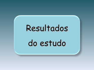 Resultados do estudo 