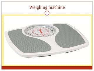 Weighing machine
 