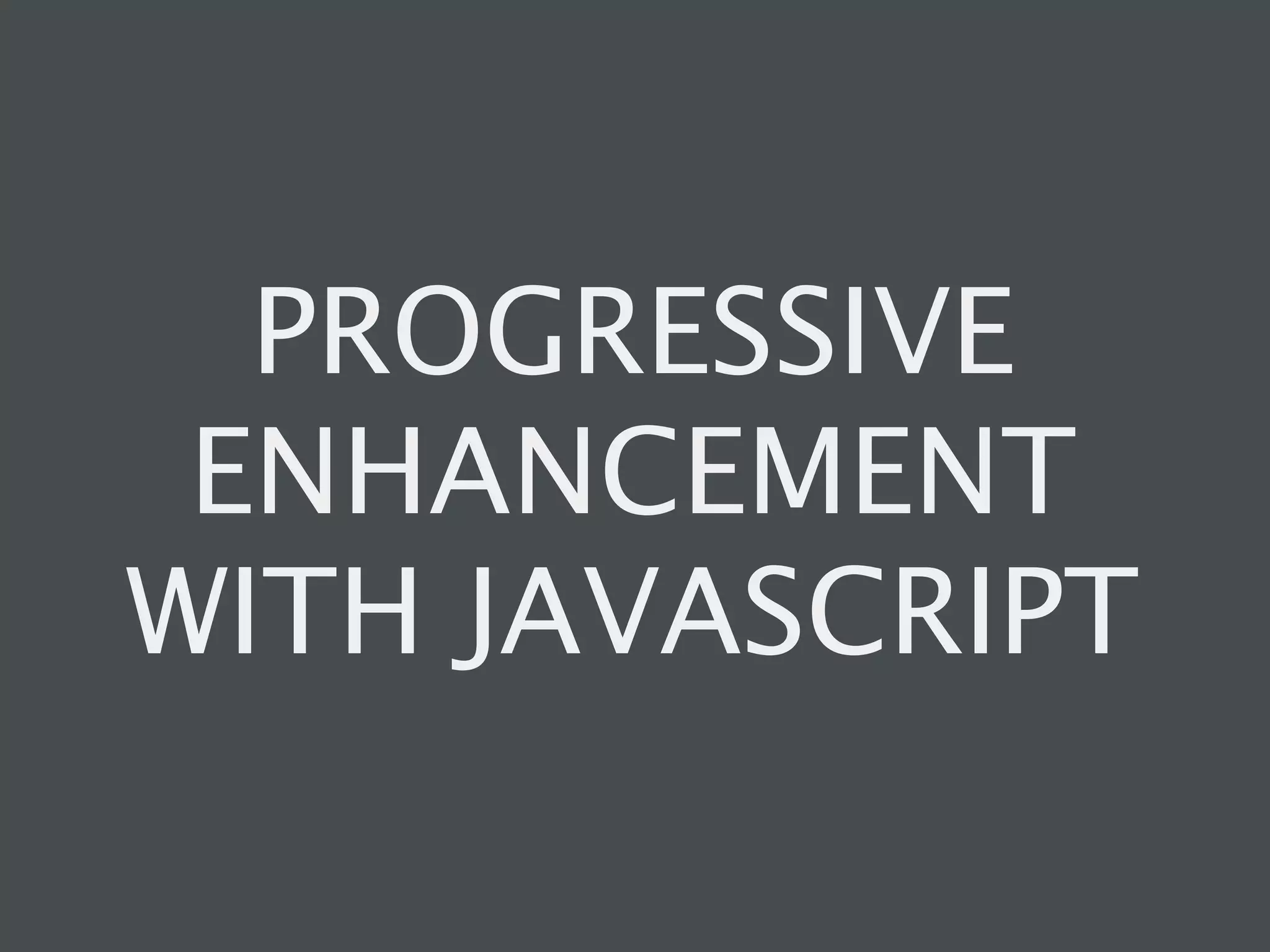 Fundamental JavaScript [In Control 2009]