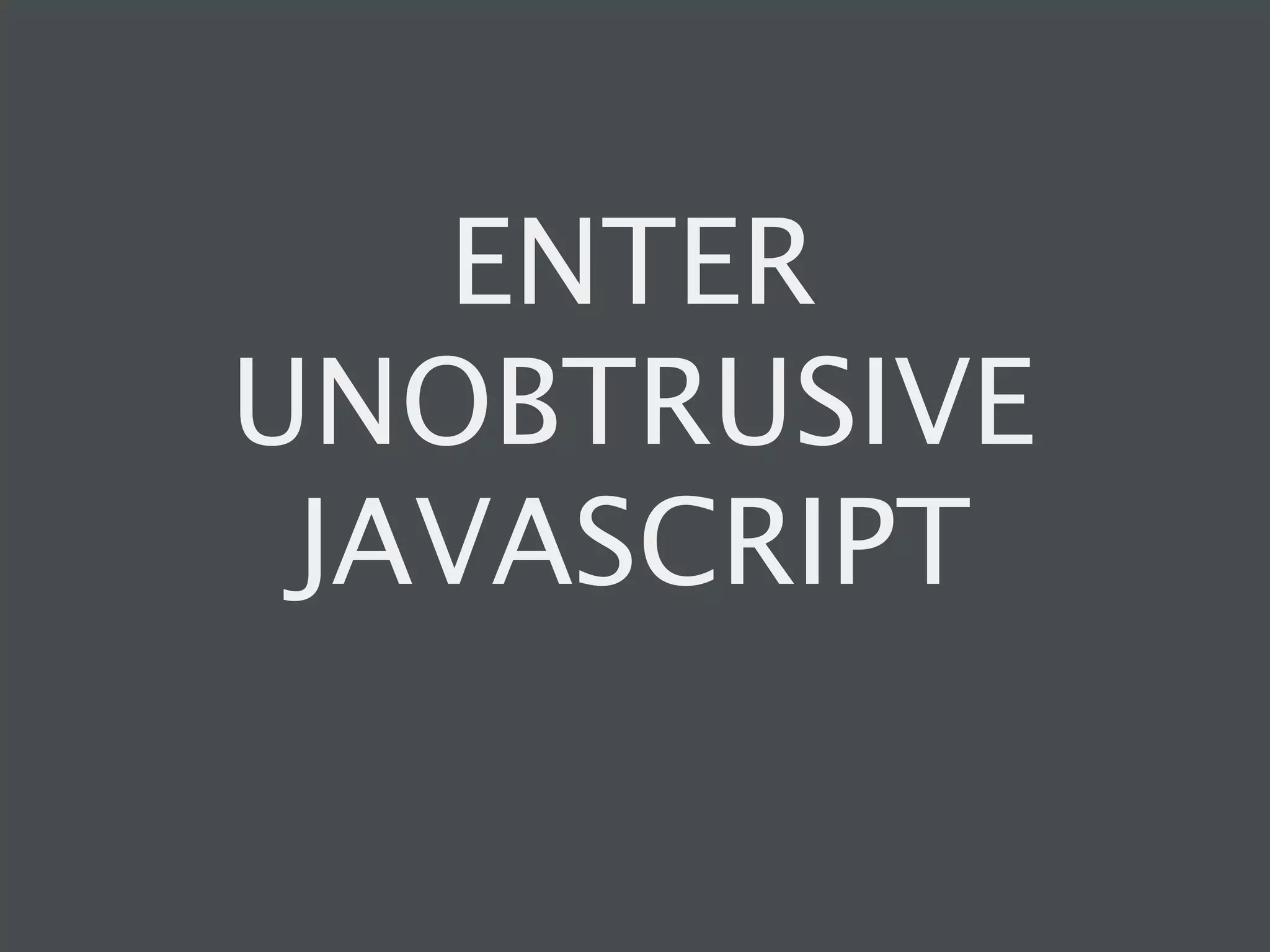 Fundamental JavaScript [In Control 2009]