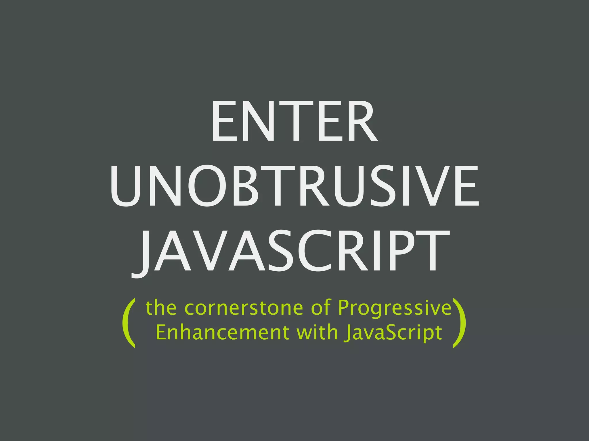 Fundamental JavaScript [In Control 2009]