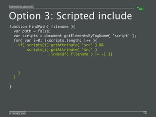 Fundamental JavaScript [In Control 2009]