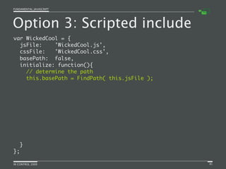 Fundamental JavaScript [In Control 2009]
