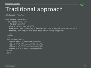 Fundamental JavaScript [In Control 2009]