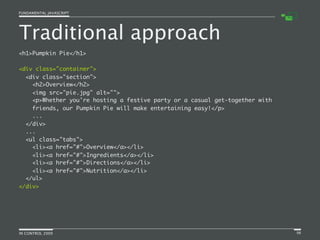 Fundamental JavaScript [In Control 2009]