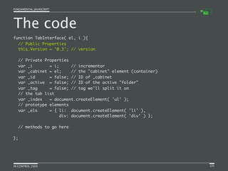Fundamental JavaScript [In Control 2009]