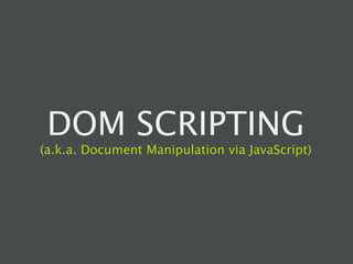 Fundamental JavaScript [In Control 2009]
