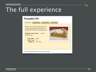 Fundamental JavaScript [In Control 2009]
