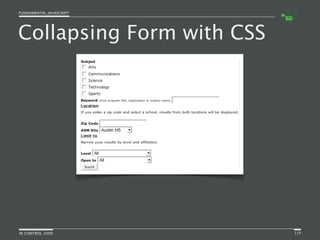 Fundamental JavaScript [In Control 2009]