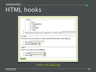 Fundamental JavaScript [In Control 2009]