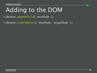 Fundamental JavaScript [In Control 2009]