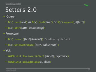 Fundamental JavaScript [In Control 2009]