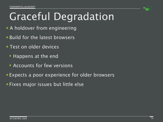 Fundamental JavaScript [In Control 2009]